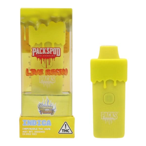 PACKMAN Packspod Banana Flambe – 2g Hybrid Disposable