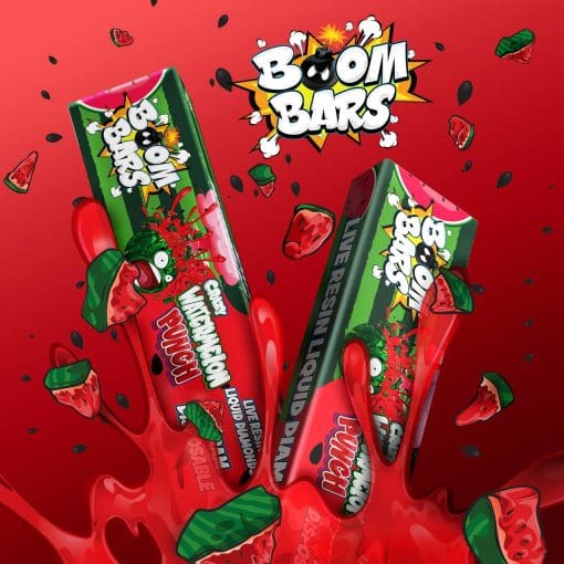 Boom-Bars-Crazy-Watermelon-Punch-Disposable-Vape.jpg Boom Bars - Crazy Watermelon Punch Disposable Vape (2g) - Image 1