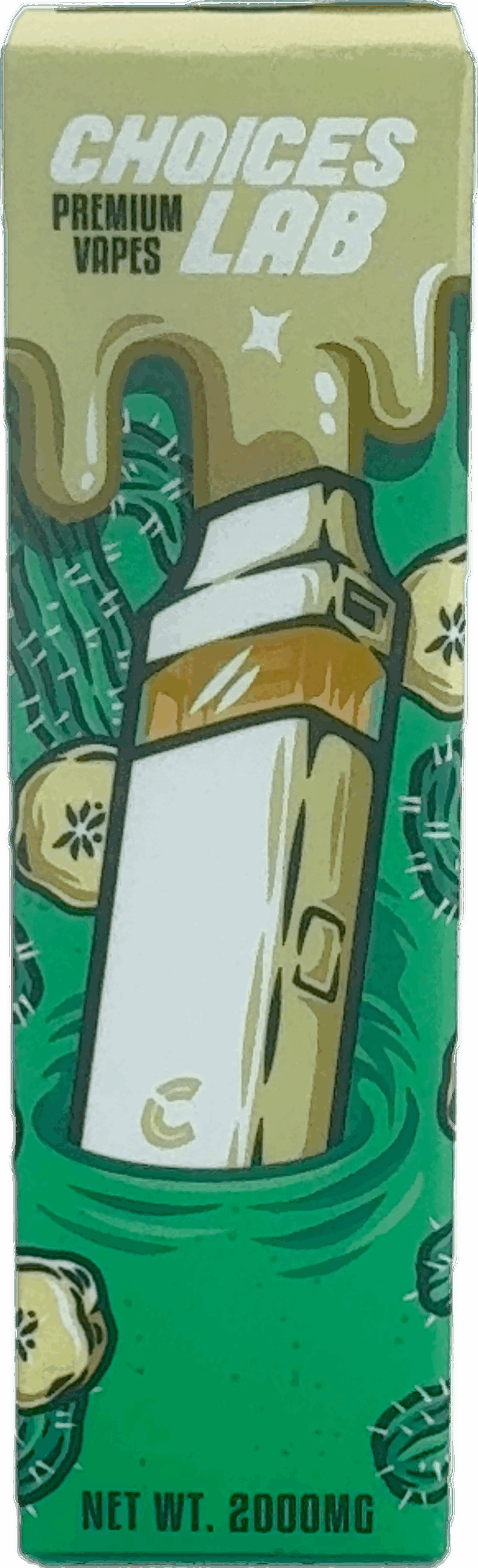 Choices-Lab-Liquid-Diamonds-Disposable-–-Cactus-Cooler-Banana-Truffle-1-scaled-1.png Choices Lab Liquid Diamonds Disposable – Cactus Cooler & Banana Truffle (2G | Indica + Hybrid) - Image 1