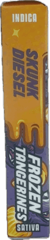 Choices Lab Liquid Diamonds Disposable – Skunk Diesel & Frozen Tangerines (2G | Indica + Sativa) - Image 3