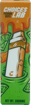 Choices Lab Liquid Diamonds Disposable – Tropical Lime & Orange Creme (2G | Indica Duo)