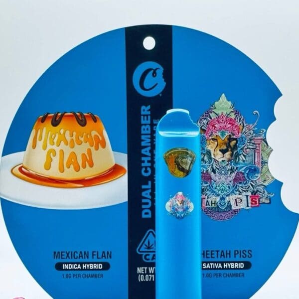 Cookies Dual Chamber Disposable Vape Pen – Mexican Flan & Cheetah Piss (2G)