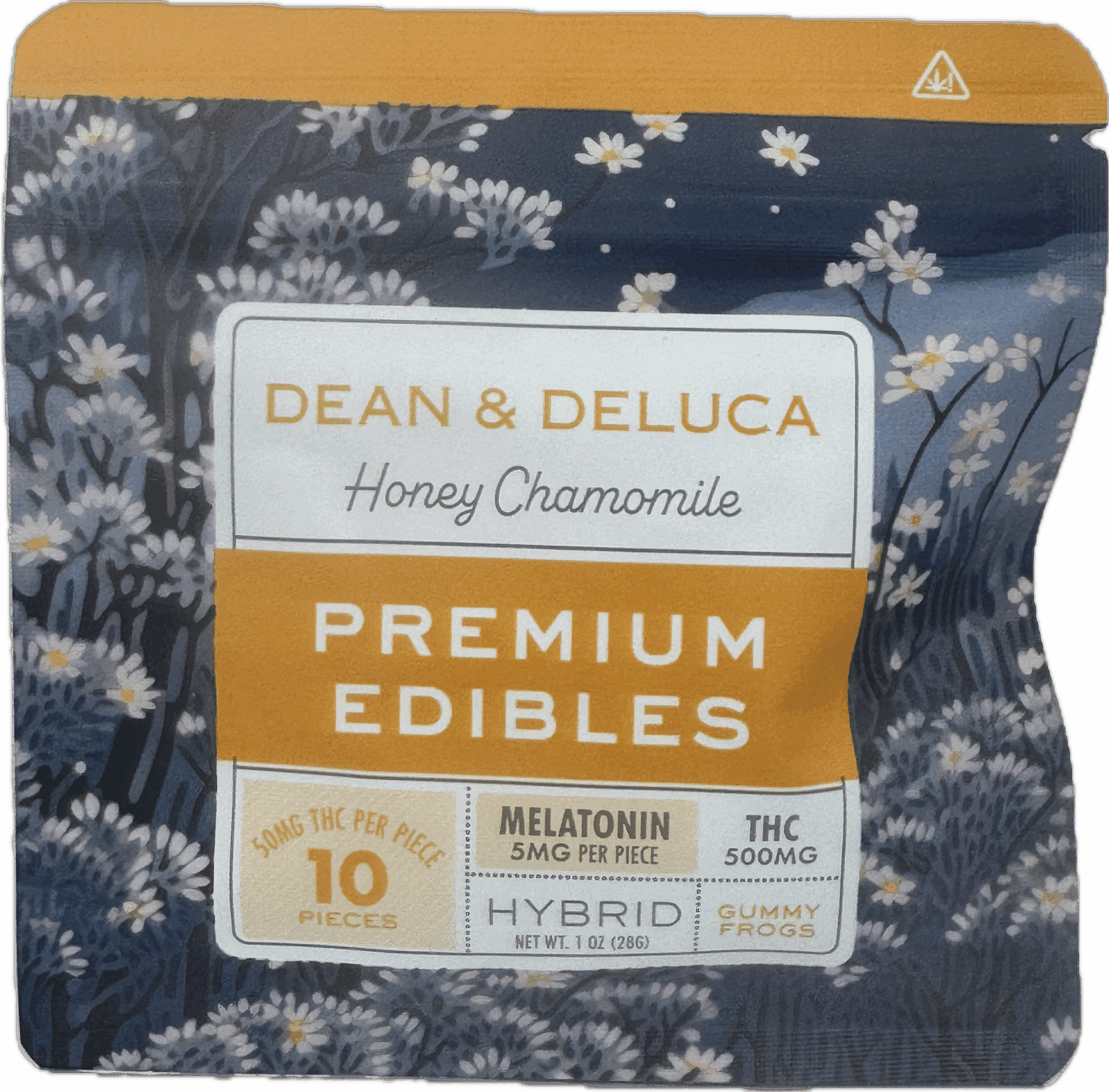 Dean-Deluca-Premium-Edibles-–-Honey-Chamomile-Gummy-Frogs-500mg-THC-Melatonin-1.png Dean & Deluca Premium Edibles – Honey Chamomile Gummy Frogs | 500mg THC + Melatonin - Image 1