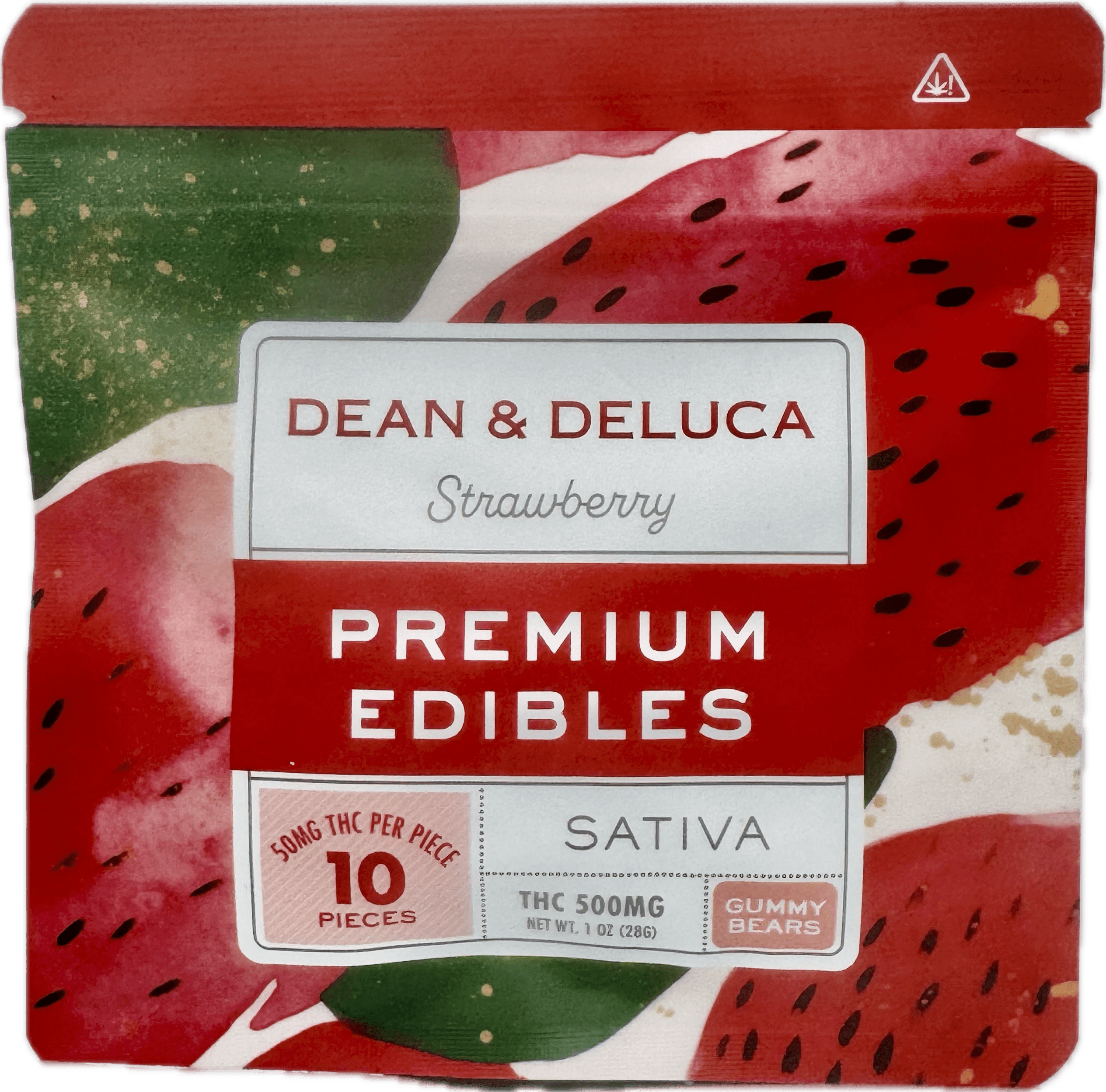 Dean-Deluca-Premium-Edibles-–-Strawberry-Gummy-Bears-500mg-THC-Sativa.png Dean & Deluca Premium Edibles – Strawberry Gummy Bears | 500mg THC Sativa - Image 1