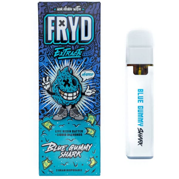 Fryd Extracts - Blue Gummy Shark Disposable Vape (2g)