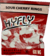 HyFly Sour Cherry Rings – Sour Gummy Rings | 600mg THC - Image 2