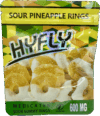 HyFly Sour Pineapple Rings – Sour Gummy Rings | 600mg THC - Image 2