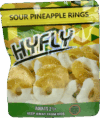 HyFly Sour Pineapple Rings – Sour Gummy Rings | 600mg THC