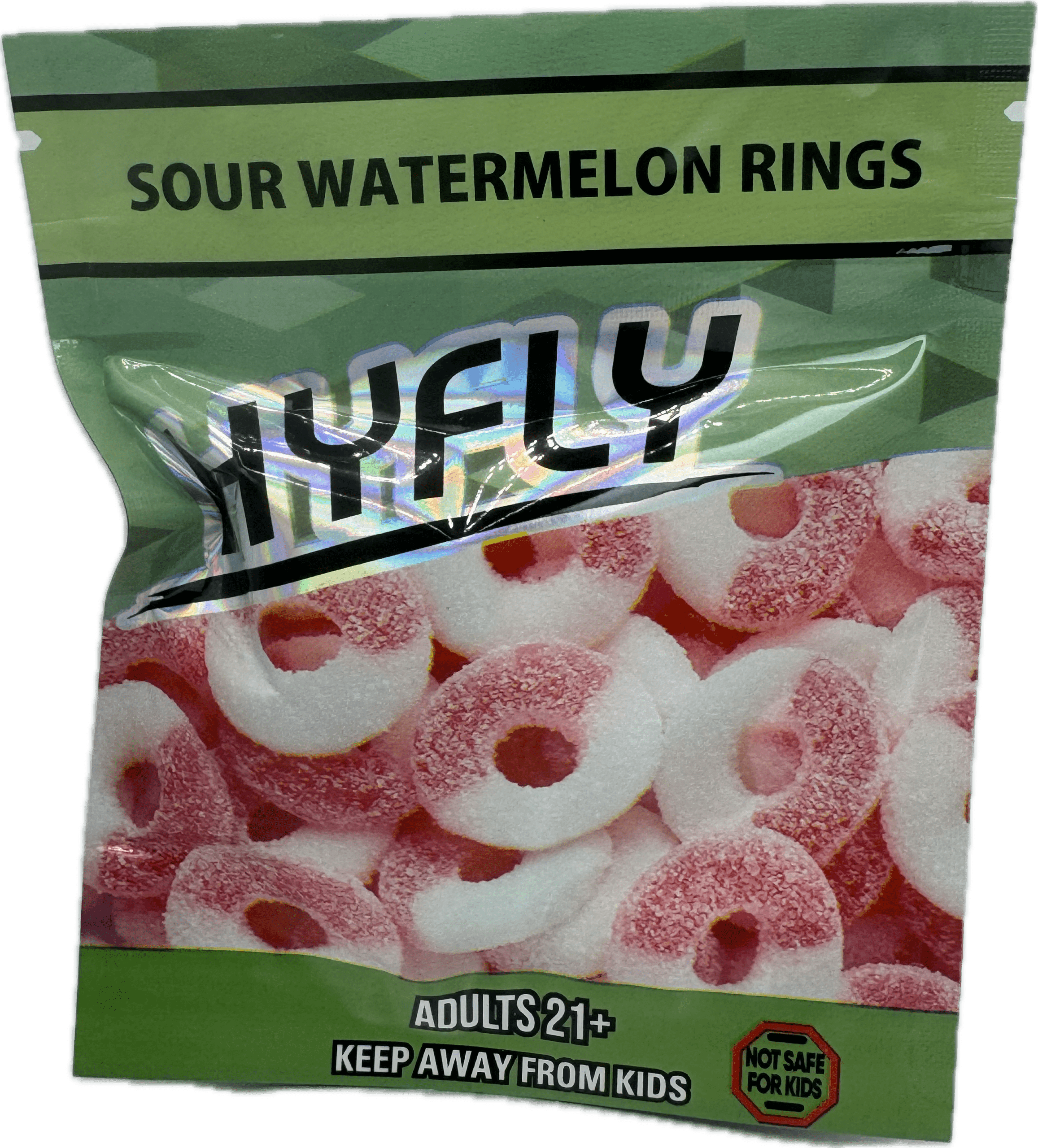 HyFly-Sour-Watermelon-Rings-–-Sour-Gummy-Rings-600mg-THC.png HyFly Sour Watermelon Rings – Sour Gummy Rings | 600mg THC - Image 1
