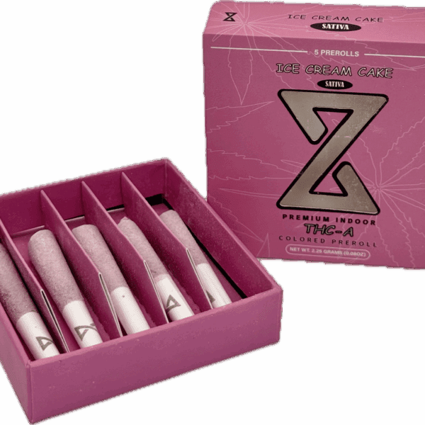 Ice Cream Cake Prerolls | Premium Indoor Sativa | 2.25g (5-Pack)