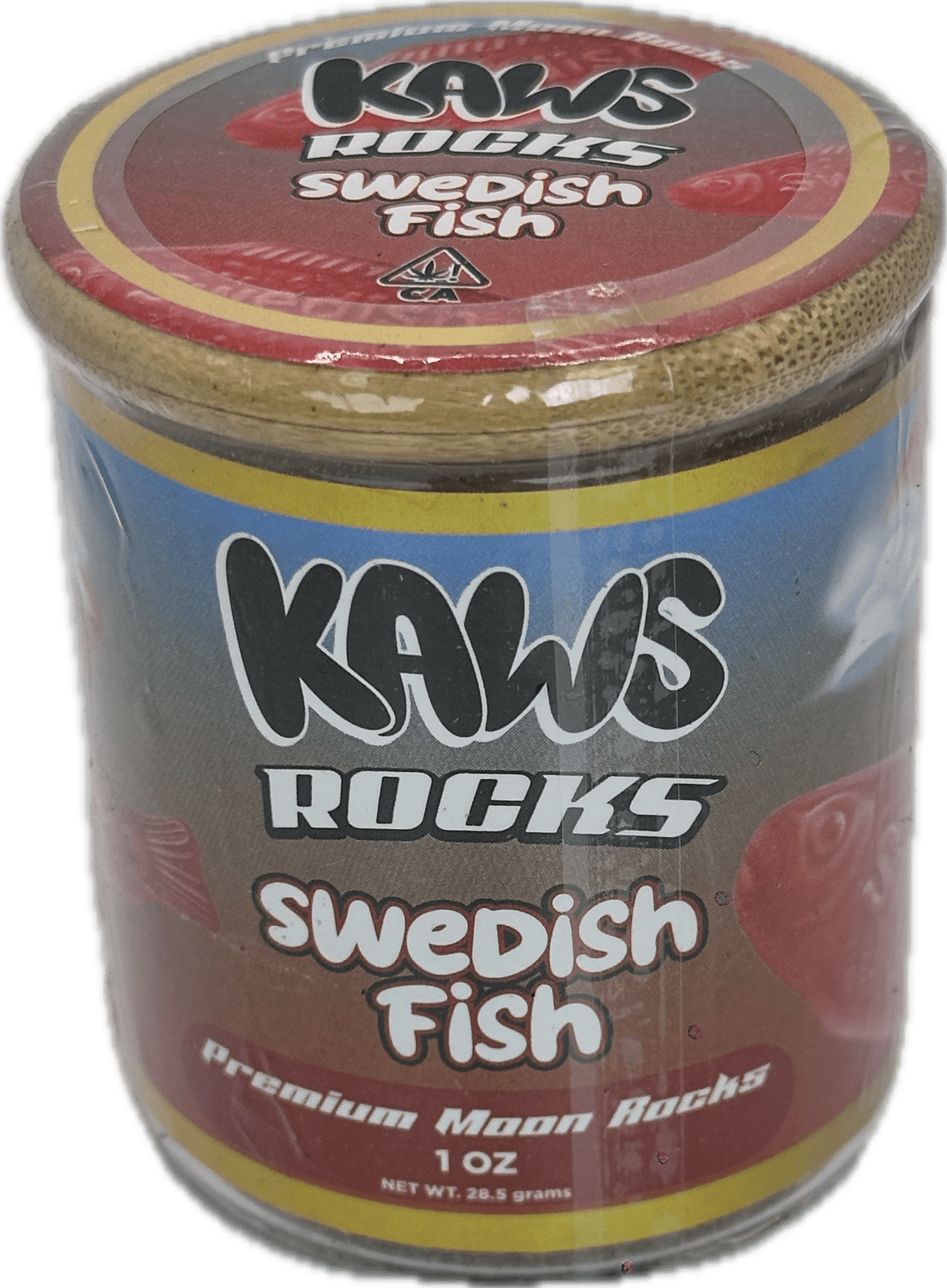 KAWS-Rocks-–-Swedish-Fish-Moon-Rocks-Indica-1oz.png KAWS Rocks – Swedish Fish Moon Rocks | Indica (1oz) - Image 1