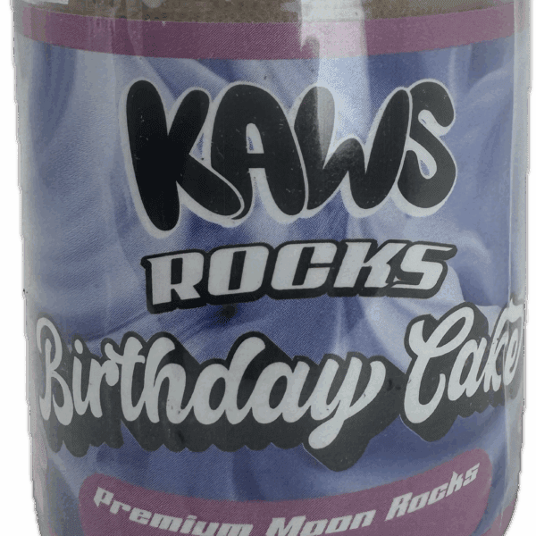Kaws Rocks Birthday Cake (Hybrid) – Premium Moon Rocks (1oz)