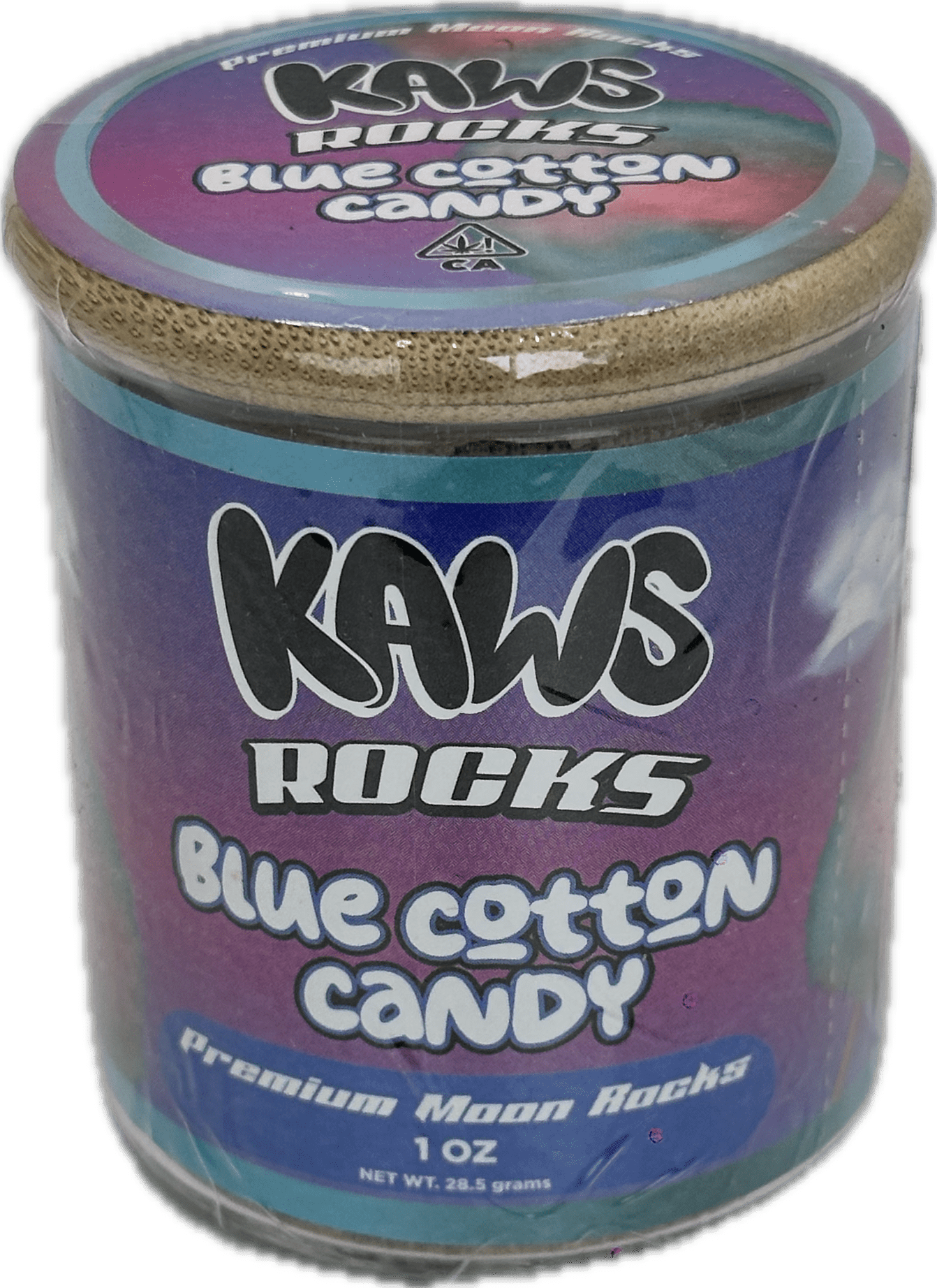 Kaws-Rocks-–-Blue-Cotton-Candy-Moon-Rocks-Hybrid-1oz-1.png Kaws Rocks – Blue Cotton Candy Moon Rocks | Hybrid (1oz) - Image 1