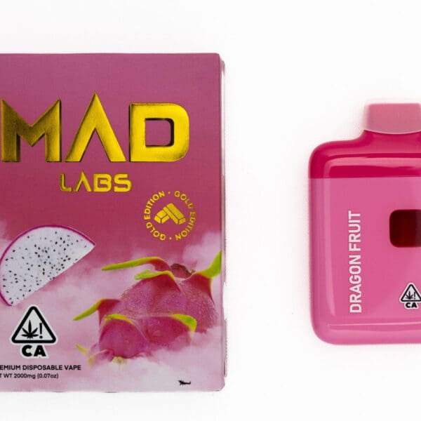 Mad Labs - Dragon Fruit Disposable Vape (2g)