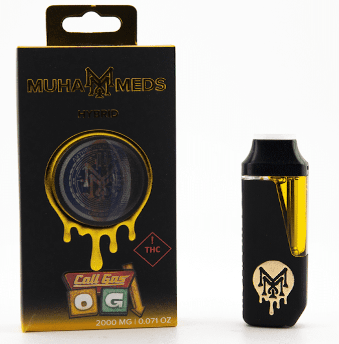 Muha-Meds-–-Cali-Gas-OG-Disposable-Vape.png Muha Meds – Cali Gas OG Disposable Vape (2G | Hybrid) - Image 1