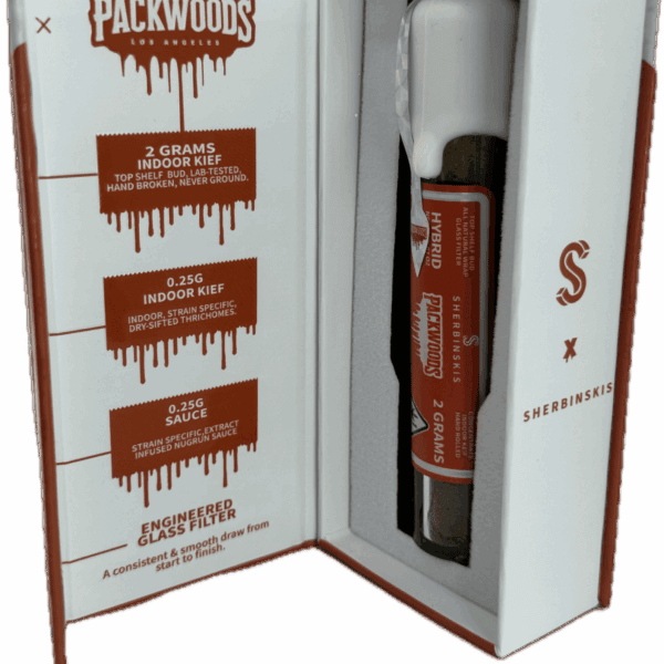 Sherbinskis x Packwoods – Sunset Sherbert Hybrid Pre-Rolled Blunt – 2g