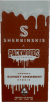 Sherbinskis x Packwoods – Sunset Sherbert Hybrid Pre-Rolled Blunt – 2g - Image 2