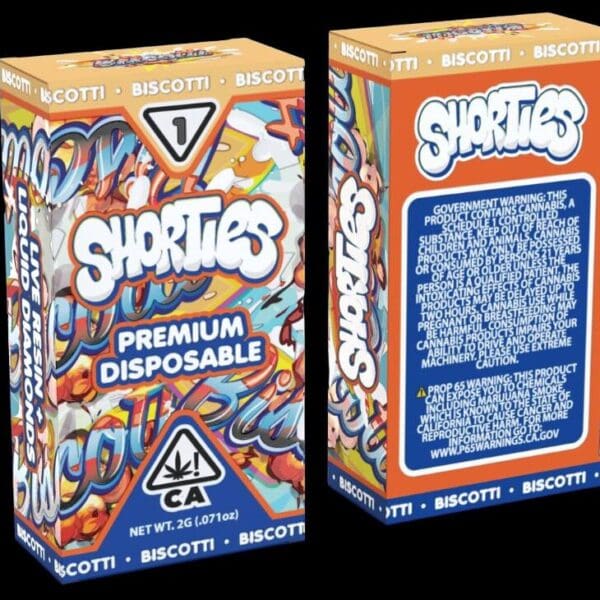 SHORTIES – Biscotti Disposable Vape (2g)