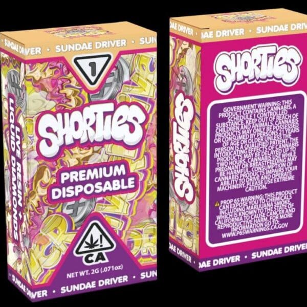 SHORTIES - Sundae Driver Disposable Vape (2g)