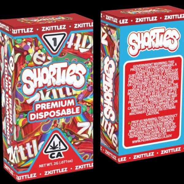 SHORTIES – Zkittlez Disposable Vape (2g)