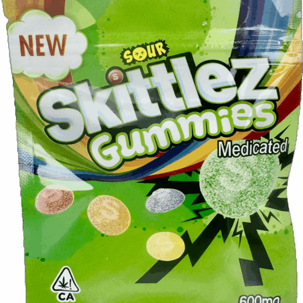 Sour Skittlez Gummies – 600mg THC