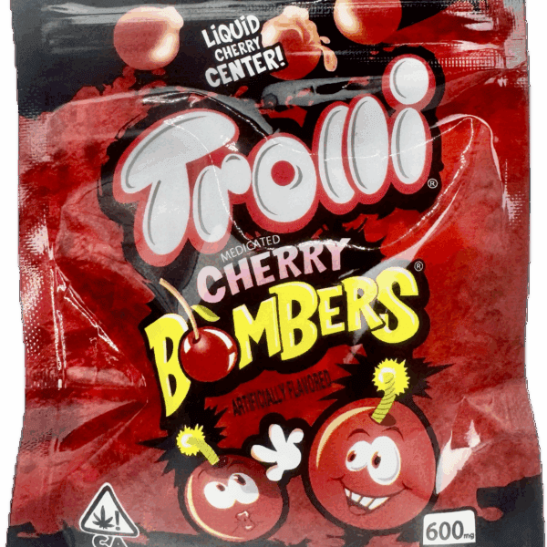 Trolli Cherry Bombers Gummies – 600mg THC | Liquid Cherry Center