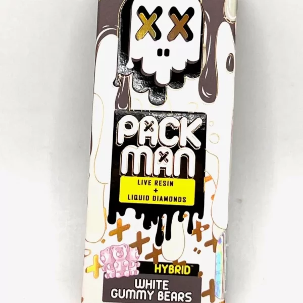 PACKMAN White Gummy Bears - 2g Hybrid Disposable