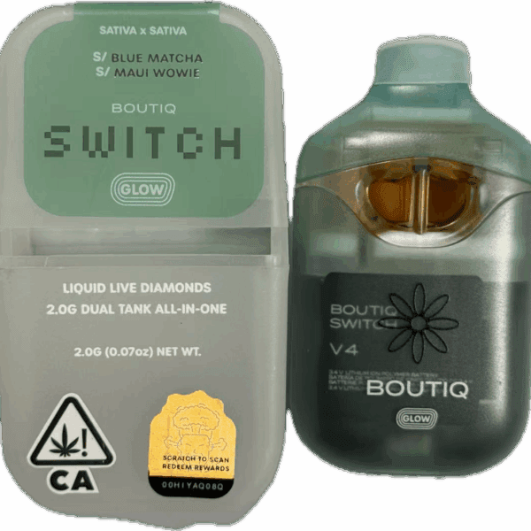 Blue Matcha / Maui Wowie | 2.0G Liquid Diamonds Dual Tank Sativa Duo (Glow V4)