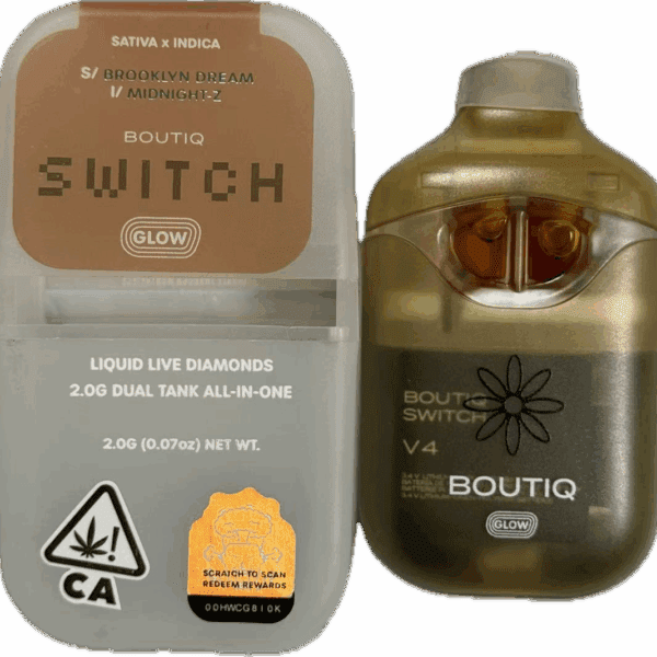 Brooklyn Dream / Midnight-Z | 2.0G Dual Tank Liquid Diamonds Sativa × Indica (Glow V4)