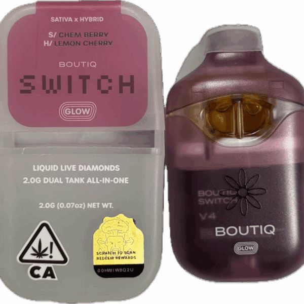 Chem Berry / Lemon Cherry | 2.0G Liquid Diamonds Dual Tank Sativa × Hybrid (Glow V4)