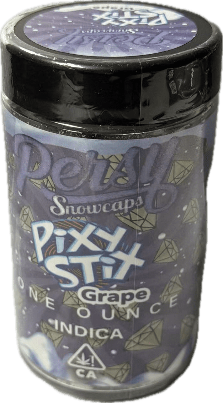 Persy-Snowcaps-Pixy-Stix-–-Grape-1oz-Premium-Indica-Cannabis-Flower.png Persy Snowcaps Pixy Stix – Grape | 1oz Premium Indica Cannabis Flower - Image 1