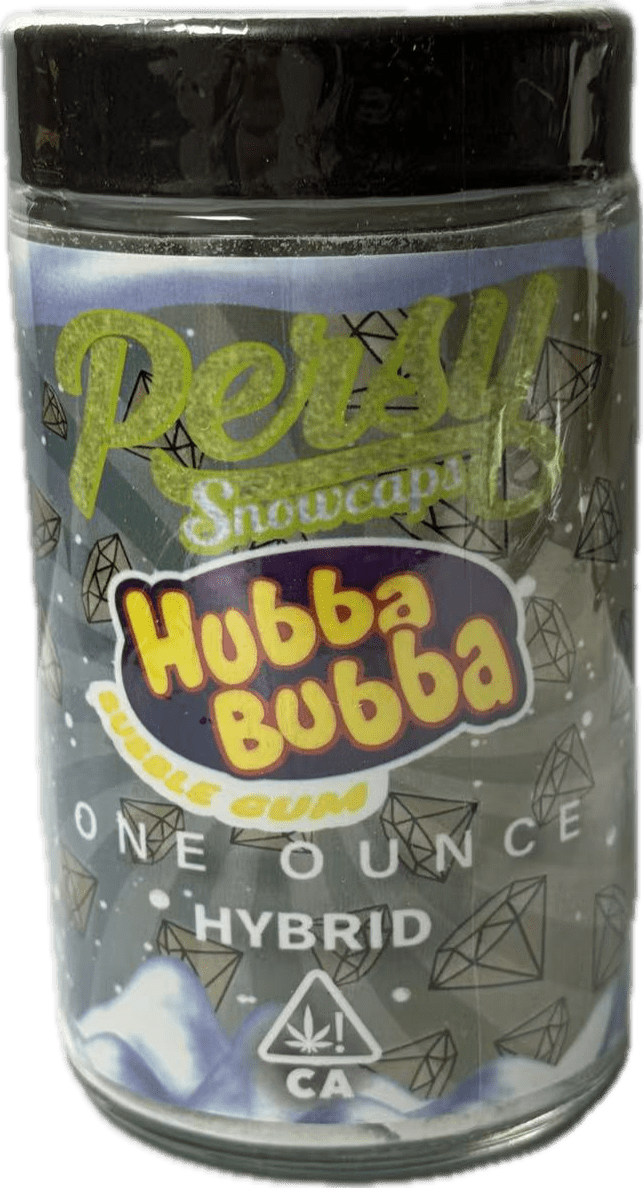 Persy-Snowcaps-–-Hubba-Bubba-Bubble-Gum-1oz-Premium-Hybrid-Flower.png Persy Snowcaps – Hubba Bubba Bubble Gum | 1oz Premium Hybrid Flower - Image 1