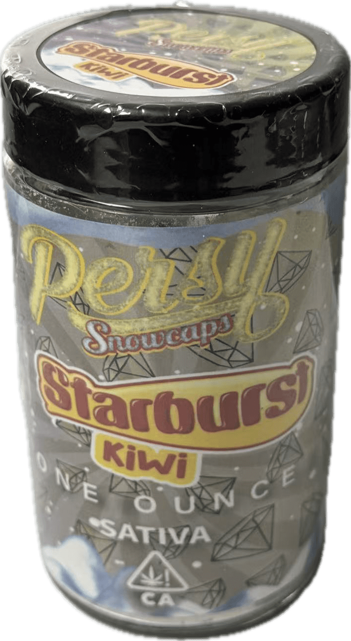 Persy-Snowcaps-–-Starburst-Kiwi-1oz-Premium-Sativa-Cannabis-Flower.png Persy Snowcaps – Starburst Kiwi | 1oz Premium Sativa Cannabis Flower - Image 1