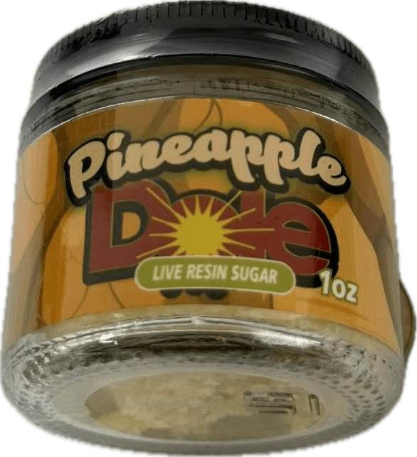 Pineapple-Dole-–-Live-Resin-Sugar-1oz-Premium-Hybrid-Extract.png Pineapple Dole – Live Resin Sugar | 1oz Premium Hybrid Extract - Image 1