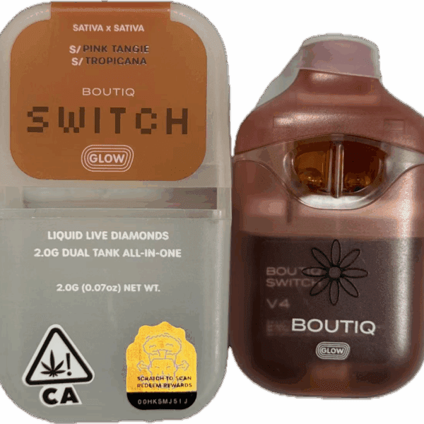 Pink Tangie / Tropicana | 2.0G Liquid Diamonds Dual Tank Sativa Duo (Glow V4)