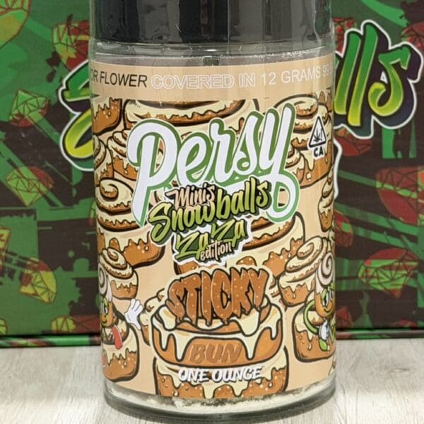 Persy Mini Snowballs(Zaza Edition)-Sticky Bun | 1oz Premium Hybrid Flower