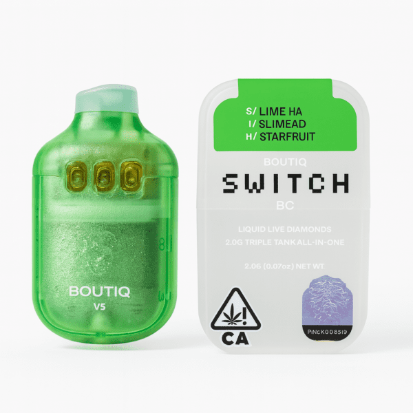 Lime Haze/Slimeade/Starfruit-2.0G Liquid Diamonds Triple Tank Hybrid x Indica x Sativa (V5)