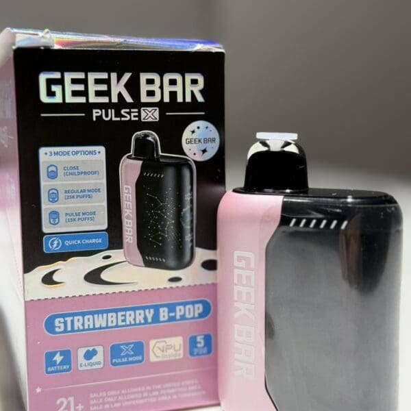 GEEK BAR PULSE X VAPE-STRAWBERRY B-POP