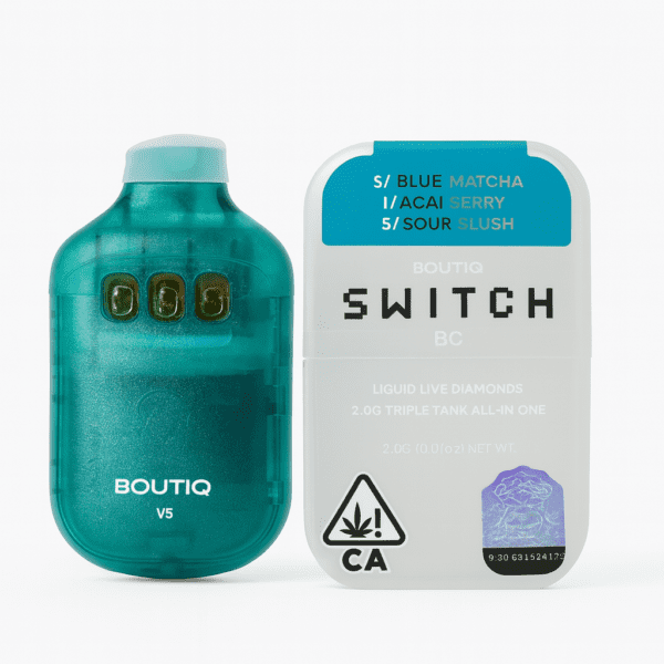 Blue Matcha/Acai Berry/Sour Slush-2.0G Liquid Diamonds Triple Tank Sativa (V5)
