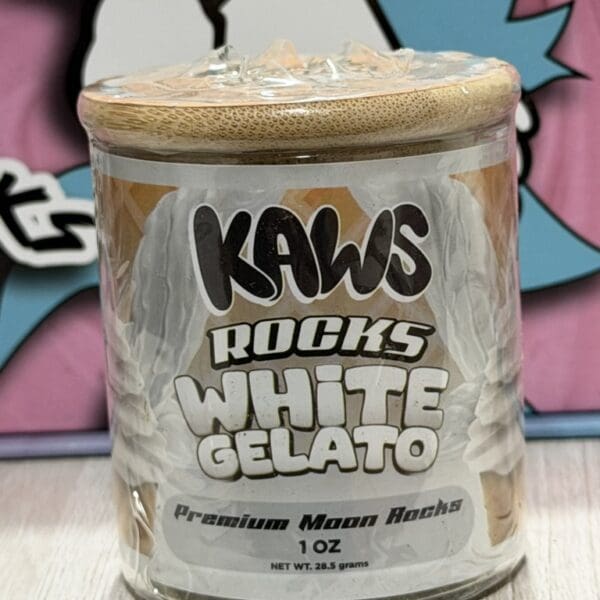 Kaws Rocks White Gelato – Hybrid Premium Moon Rocks (1oz)