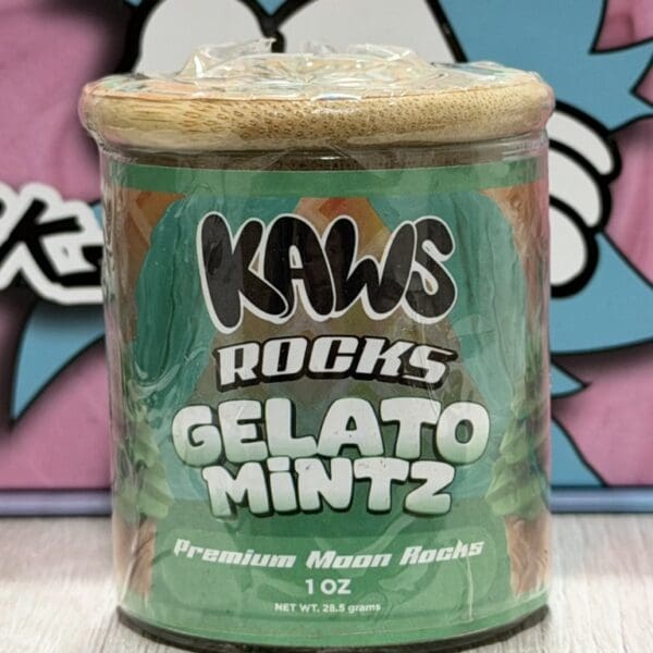 Kaws Rocks Gelato Mintz– Hybrid Premium Moon Rocks (1oz)