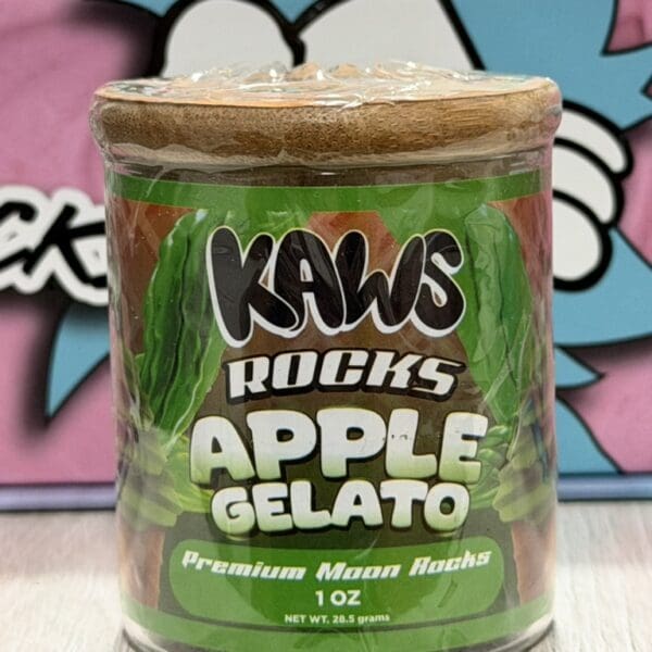 Kaws Rocks Apple Gelato– Hybrid Premium Moon Rocks (1oz)