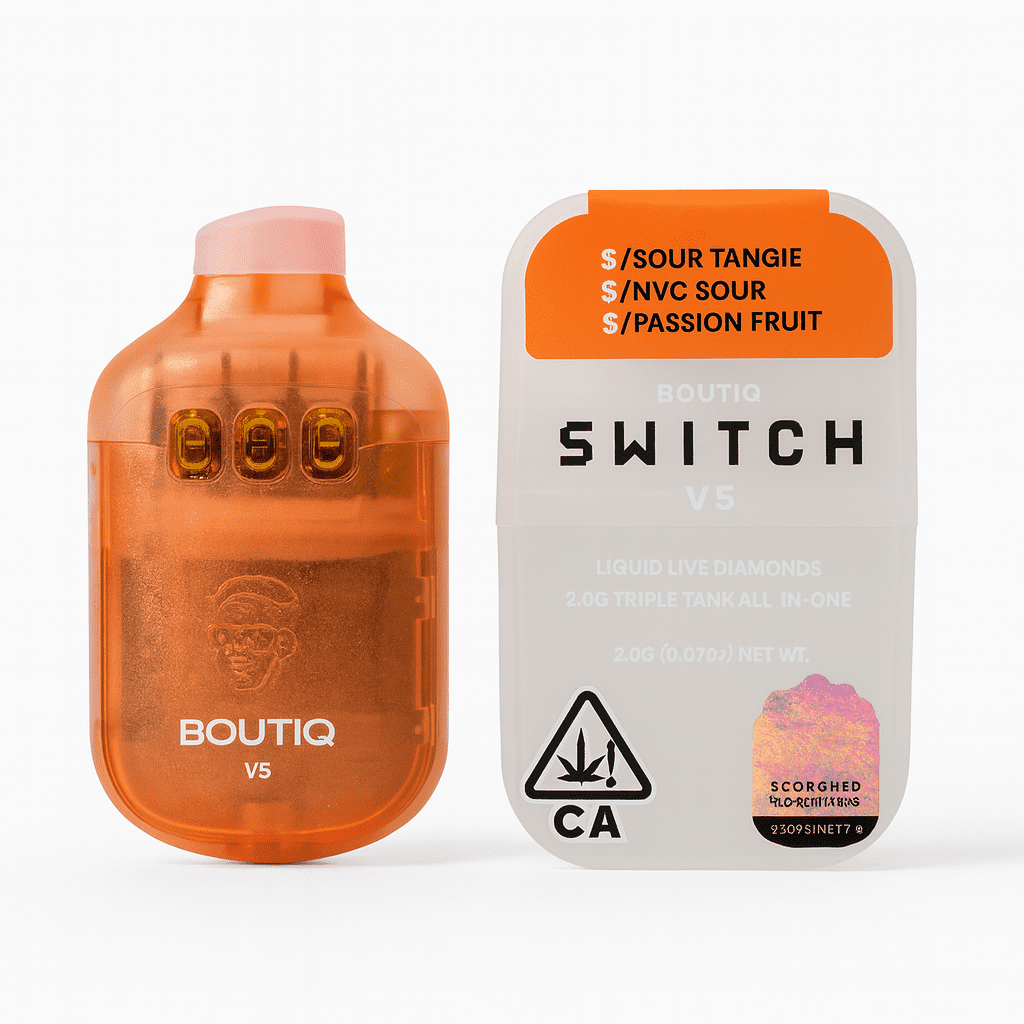 B7657248-85ED-4DF0-8220-044C9DE8B23A.png Sour Tangie/ Nvo Sour/Passionfruit | 2.0G Liquid Diamonds Triple Tank Sativa(V5) - Image 1