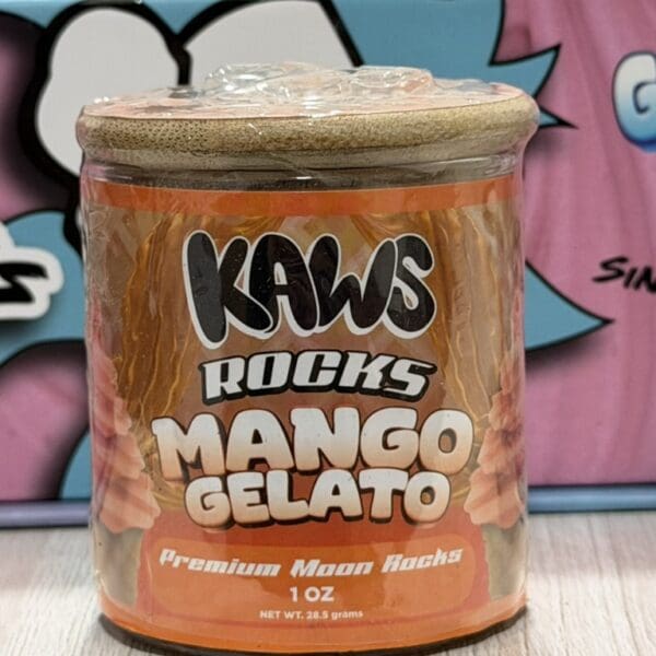 Kaws Rocks Mango Gelato– Hybrid Premium Moon Rocks (1oz)