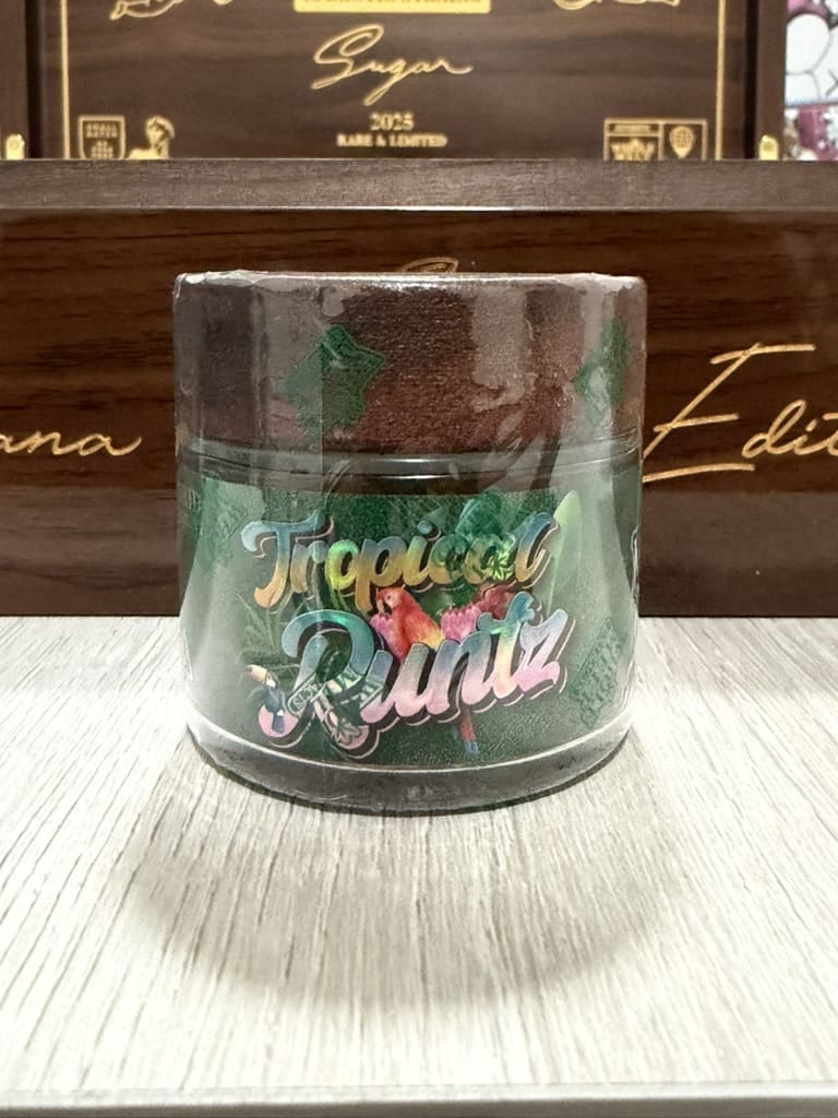 C0837710-593E-4AC7-9981-58C59141E8B5_1_105_c.jpeg Tropical Runtz – Live Resin Badder | 1oz Premium Sativa Extract - Image 1