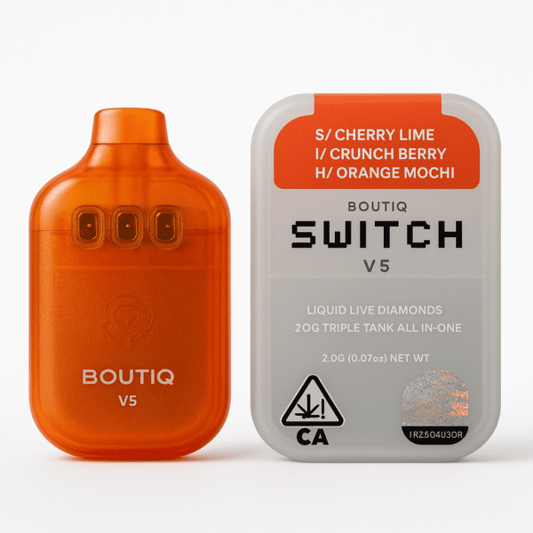 Cherry Lime x Crunch Berry x Orange Mochi 2.0G Liquid Live Diamonds Triple Tank – Sativa x Hybrid x Indica (V5)