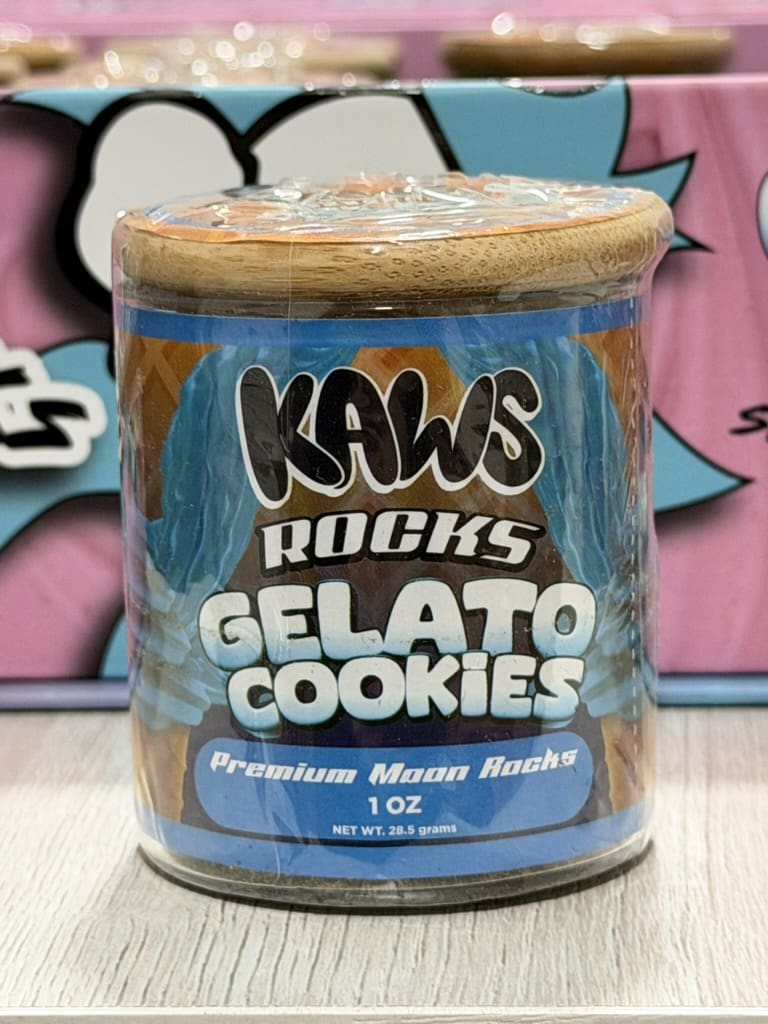 D3D77EBF-4A40-40C4-907D-FD64CDB4D8E1_1_105_c.jpeg Kaws Rocks Gelato Cookies– Hybrid Premium Moon Rocks (1oz) - Image 1
