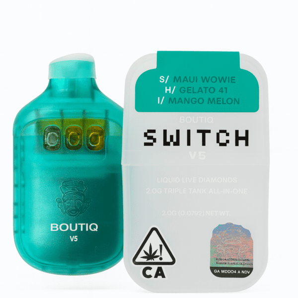Maui Wowie/Gelato 41/Mango Melon-2.0G Liquid Diamonds Triple Tank Sativa x Hybrid x Indica (V5)