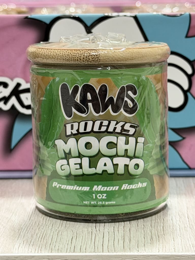 E666A047-DBBB-4DDA-A373-2F55F48BA56F_1_105_c.jpeg Kaws Rocks Mochi Gelato – Hybrid Premium Moon Rocks (1oz) - Image 1