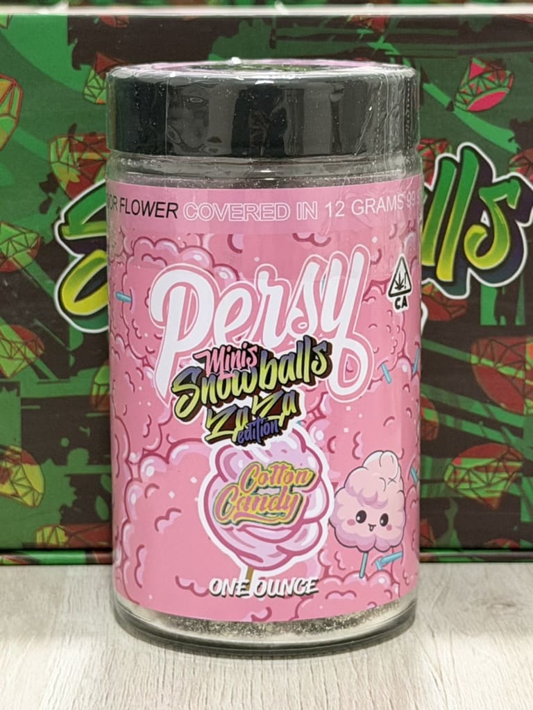 EB688CF8-226D-4DC1-BBC0-F27072A3D542_1_105_c.jpeg Persy Mini Snowballs(Zaza Edition) -Cotton Candy | 1oz Premium Indica Flower - Image 1